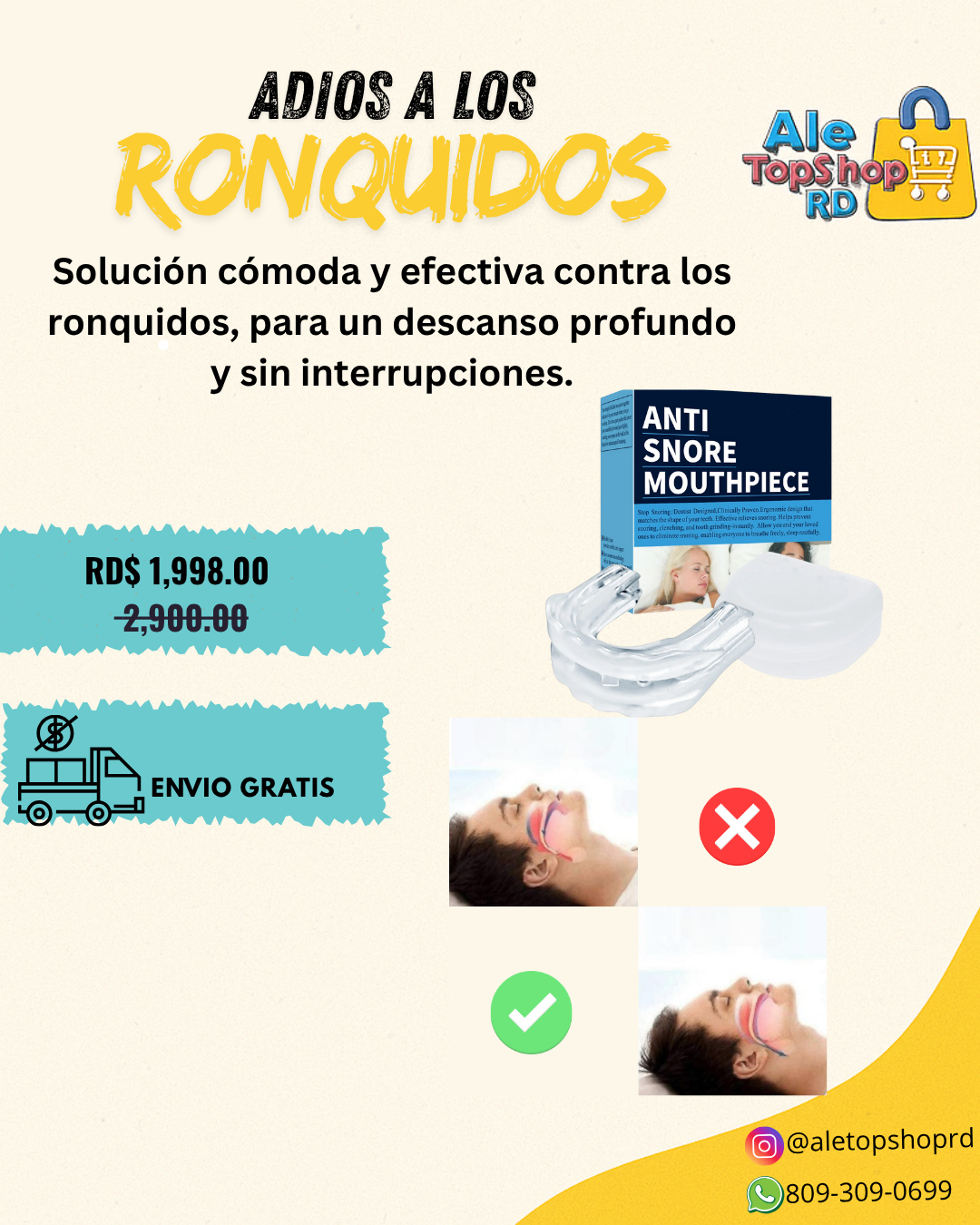 BUCAL ANTIRONQUIDOS