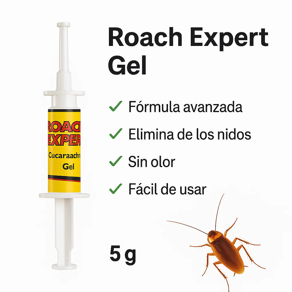 ROACH EXPERT GEL ELIMINADOR DE CUCARACHAS